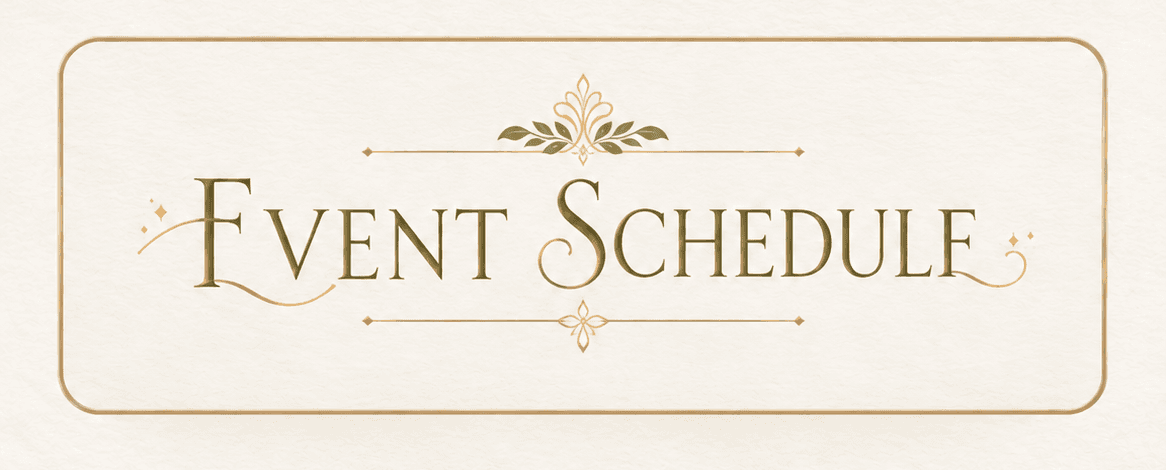 Event Schedule